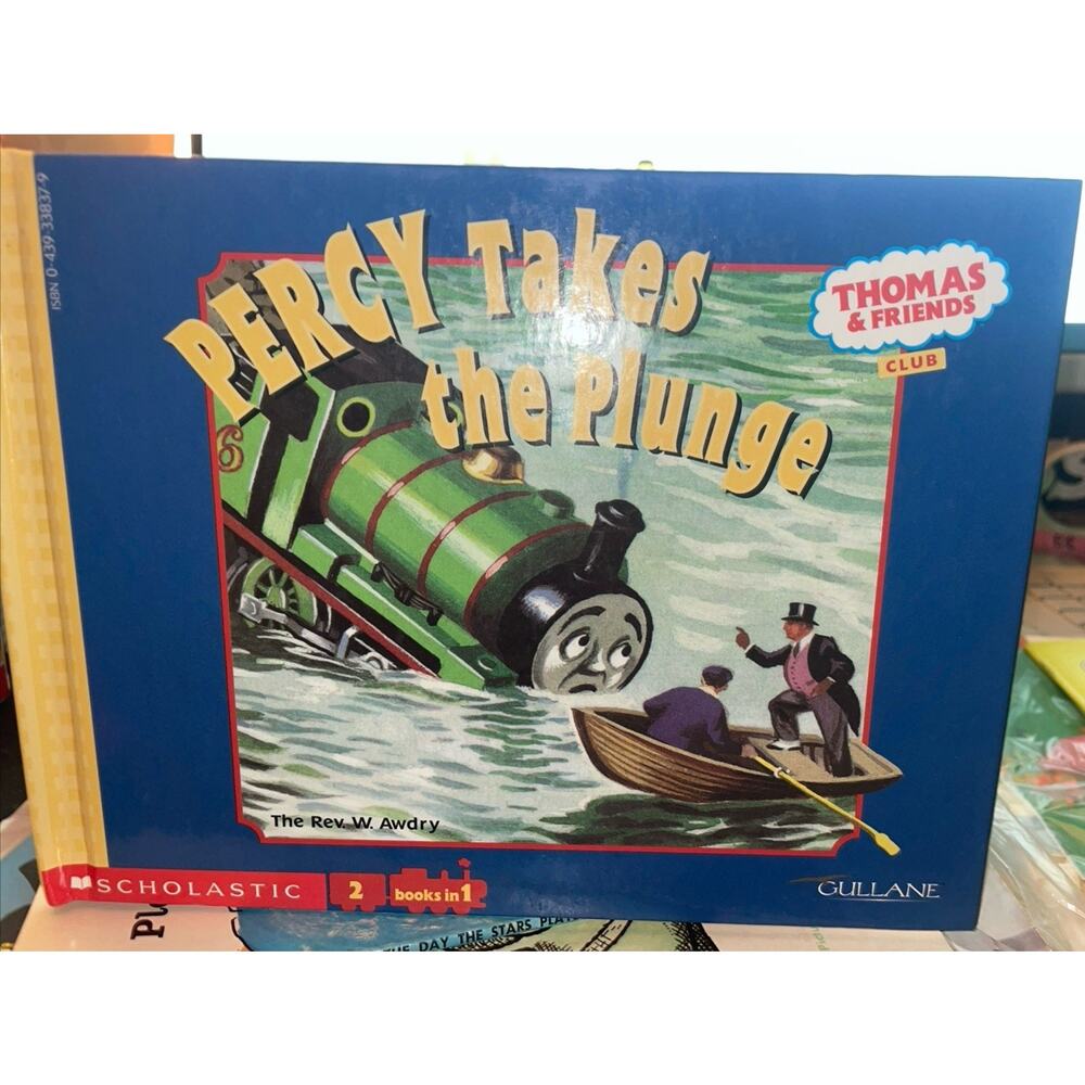 Vintage Percy Takes the Plunge Percy's Promise Hardcover HC Awdry 2 Books in 1